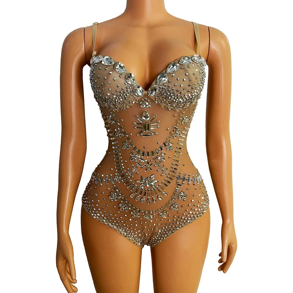 Rhinestone Banding Trim - Celebre la cantante femenina Dj, traje