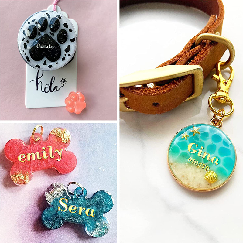 Craft Embellishment - 2 Piezas de Letras Decorativas de