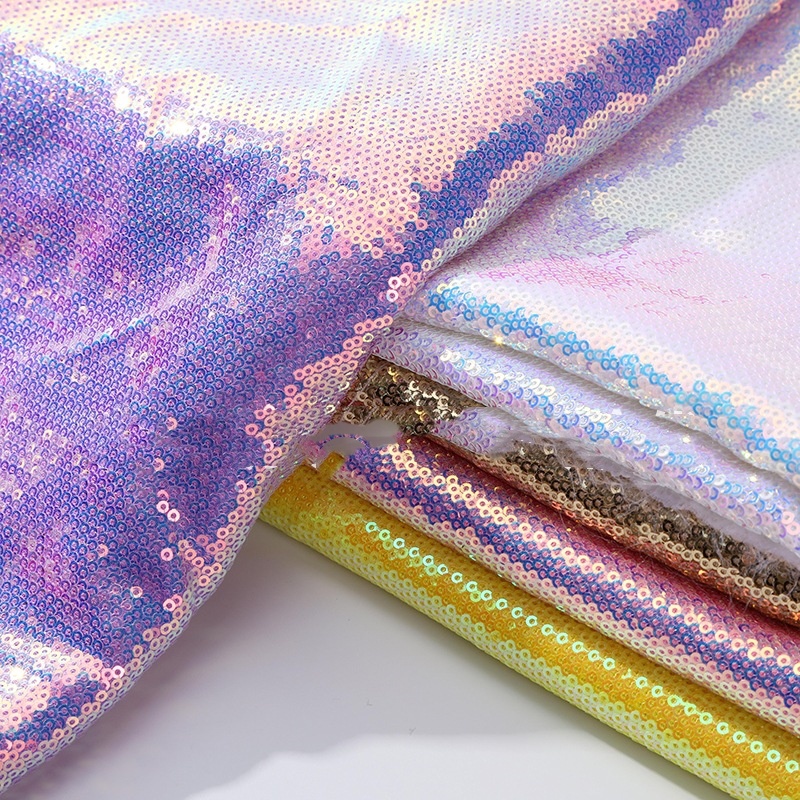 Sequin Fabric Panel - Tela densa con purpurina y lentejuelas