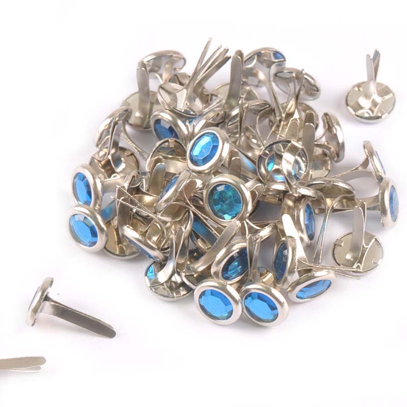 50 piezas de brads de diamante - Embellishments For Scrapbooking reseña y precio