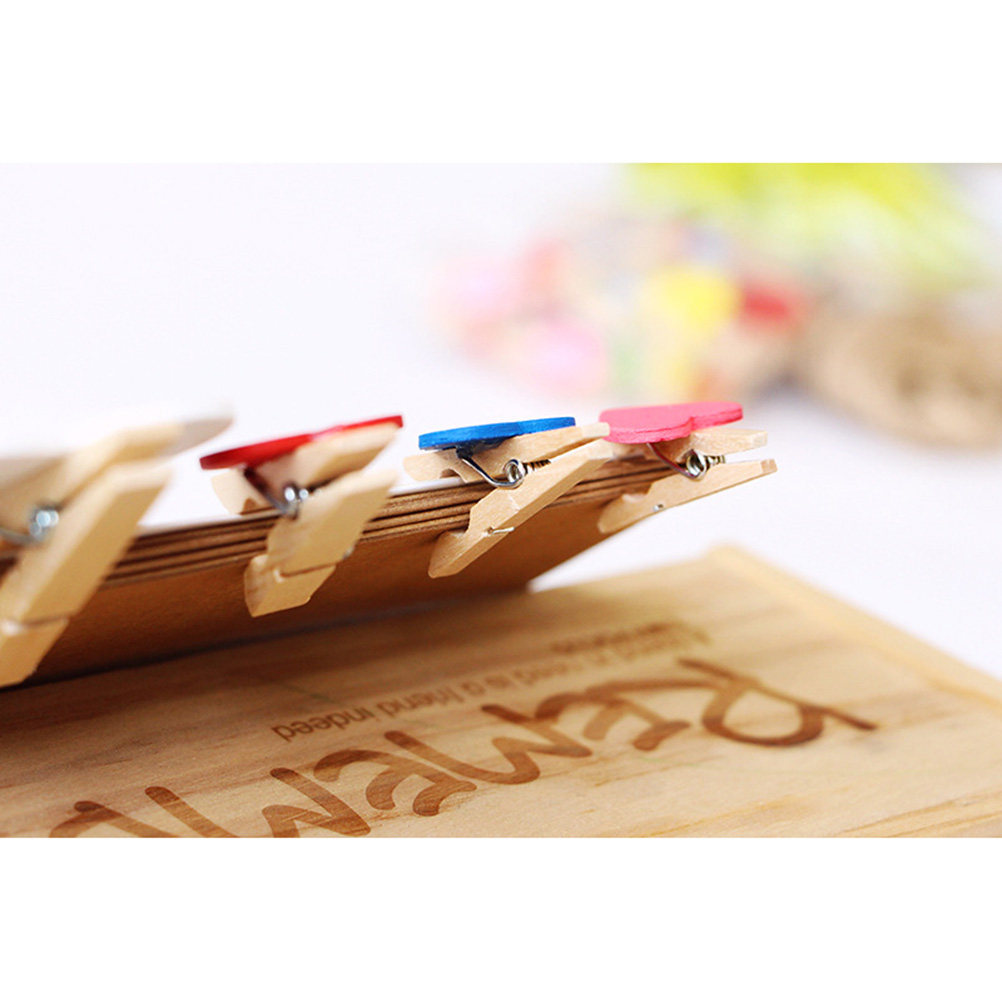 50 Pinzas de Madera Miniatura  - Craft Embellishment reseña y precio
