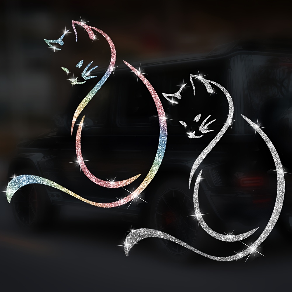 1 unidad de pegatinas de coche - Glitter Vinyl Roll reseña y precio
