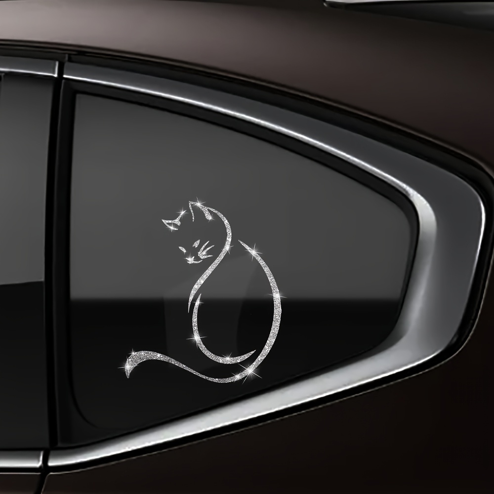 1 unidad de pegatinas de coche - Glitter Vinyl Roll reseña y precio