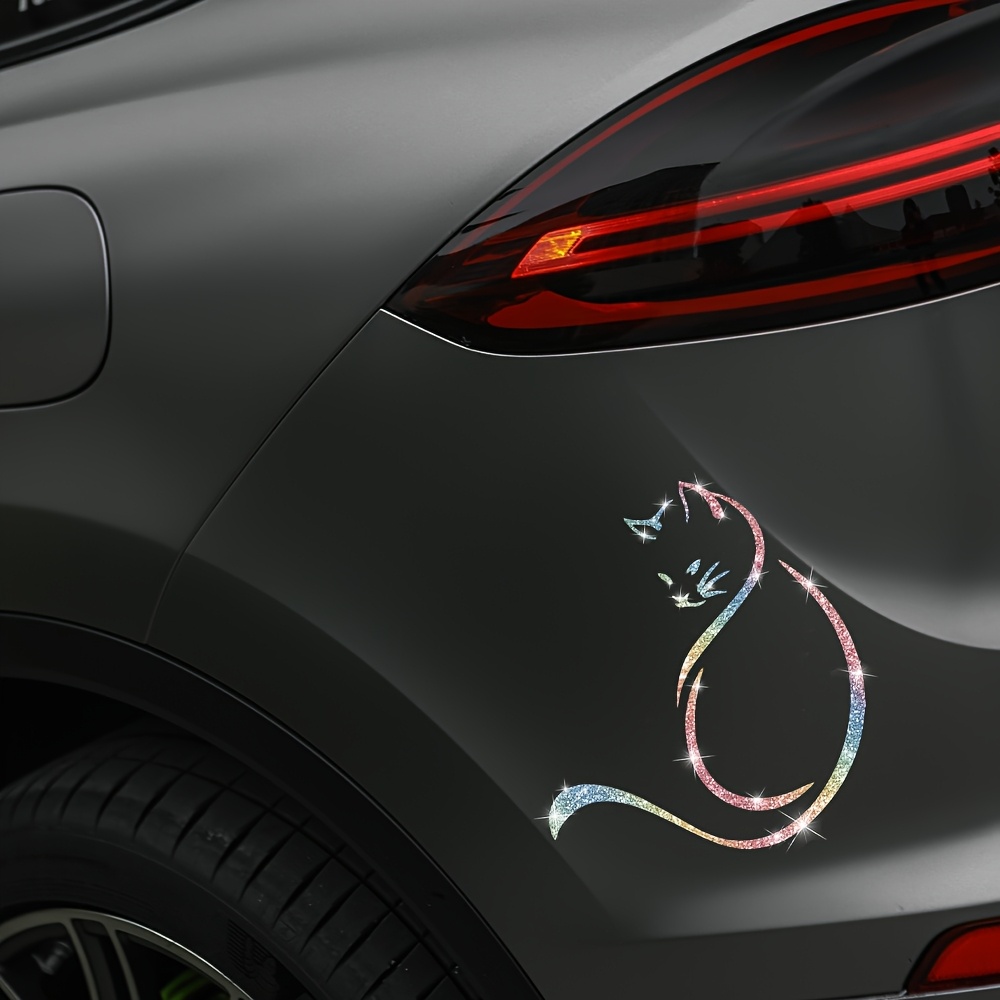 1 unidad de pegatinas de coche - Glitter Vinyl Roll reseña y precio